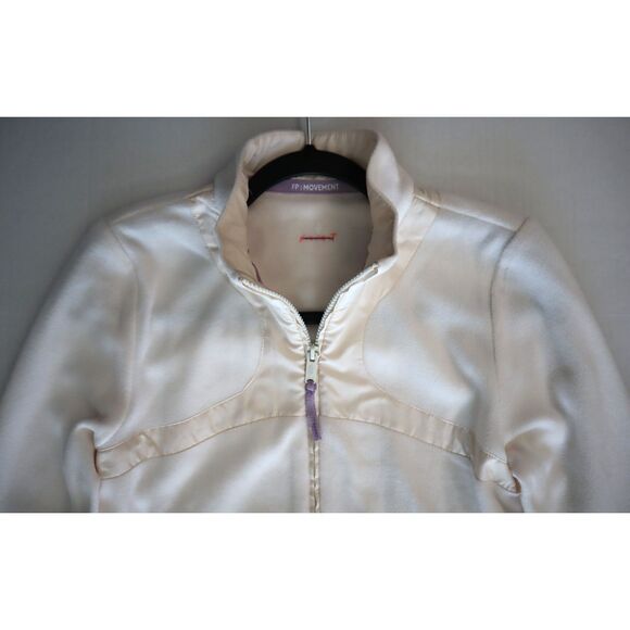 FP Movement OB2070860 Women's Sz S Ivory In The Zone Fleece Zip-Up Jacket - Picture 6 of 10